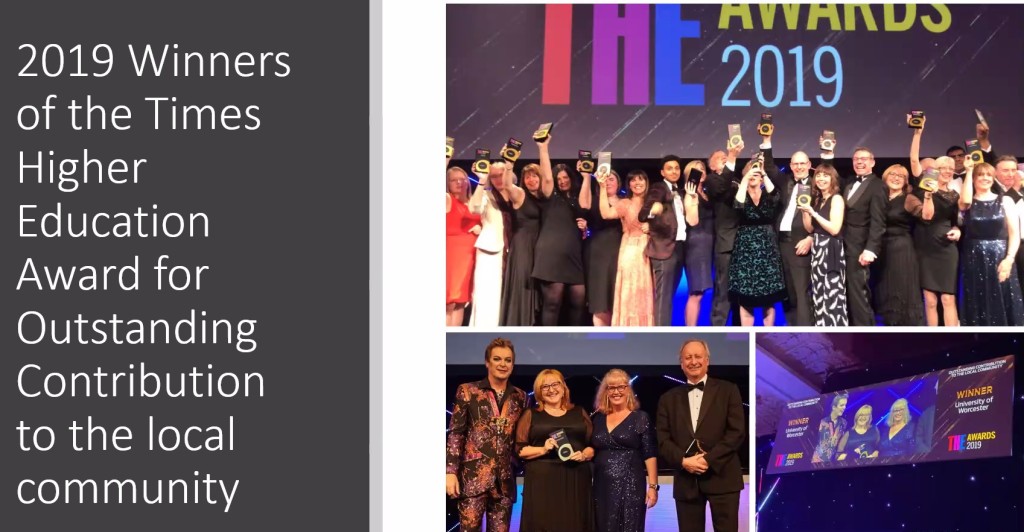 Image showing winners of the Times Higher Education Awards