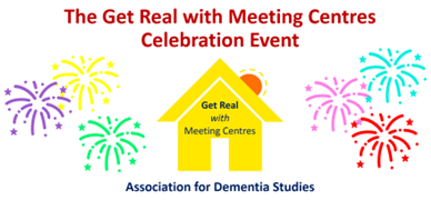 image showing the Get Real logo - a yellow house - surrounded by colourful fireworks